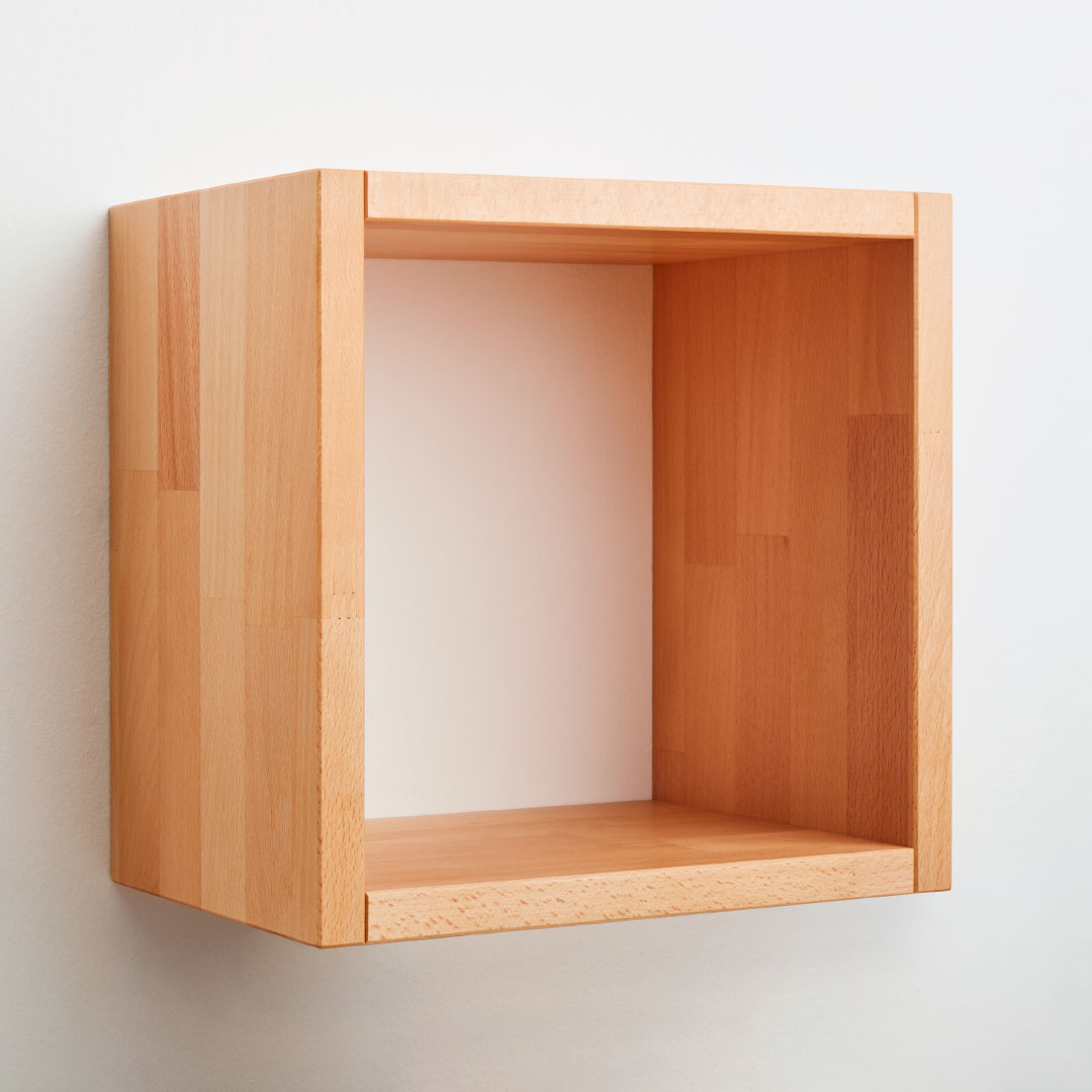 holz aufbewahrung wand Regalwürfel Massivholz 29 x 29 cm
