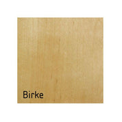 Ein quadratischer 29 x 29 cm großer Regalwürfel aus Massivholz von buchenblau aus heller Birke mit dezenter Maserung. „Birke“ erscheint unten links in Schwarz – perfekt als wandhängendes Regal oder stylischer Aufbewahrungswürfel.